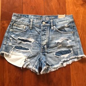 American Eagle High Rise denim short